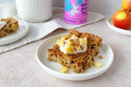 High-Protein Apple Baked Oatmeal