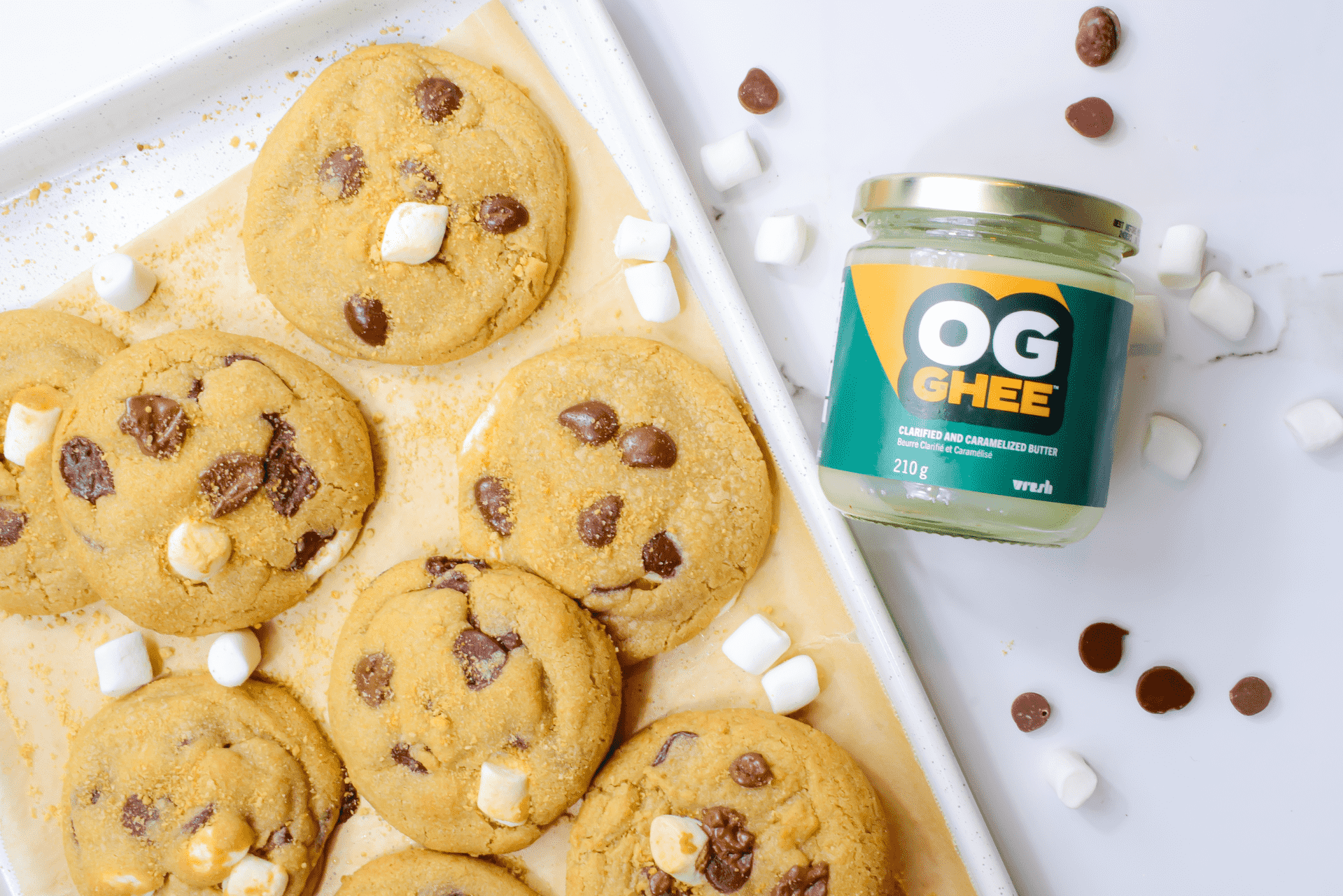 Gluten-Free Ghee S’mores Cookies