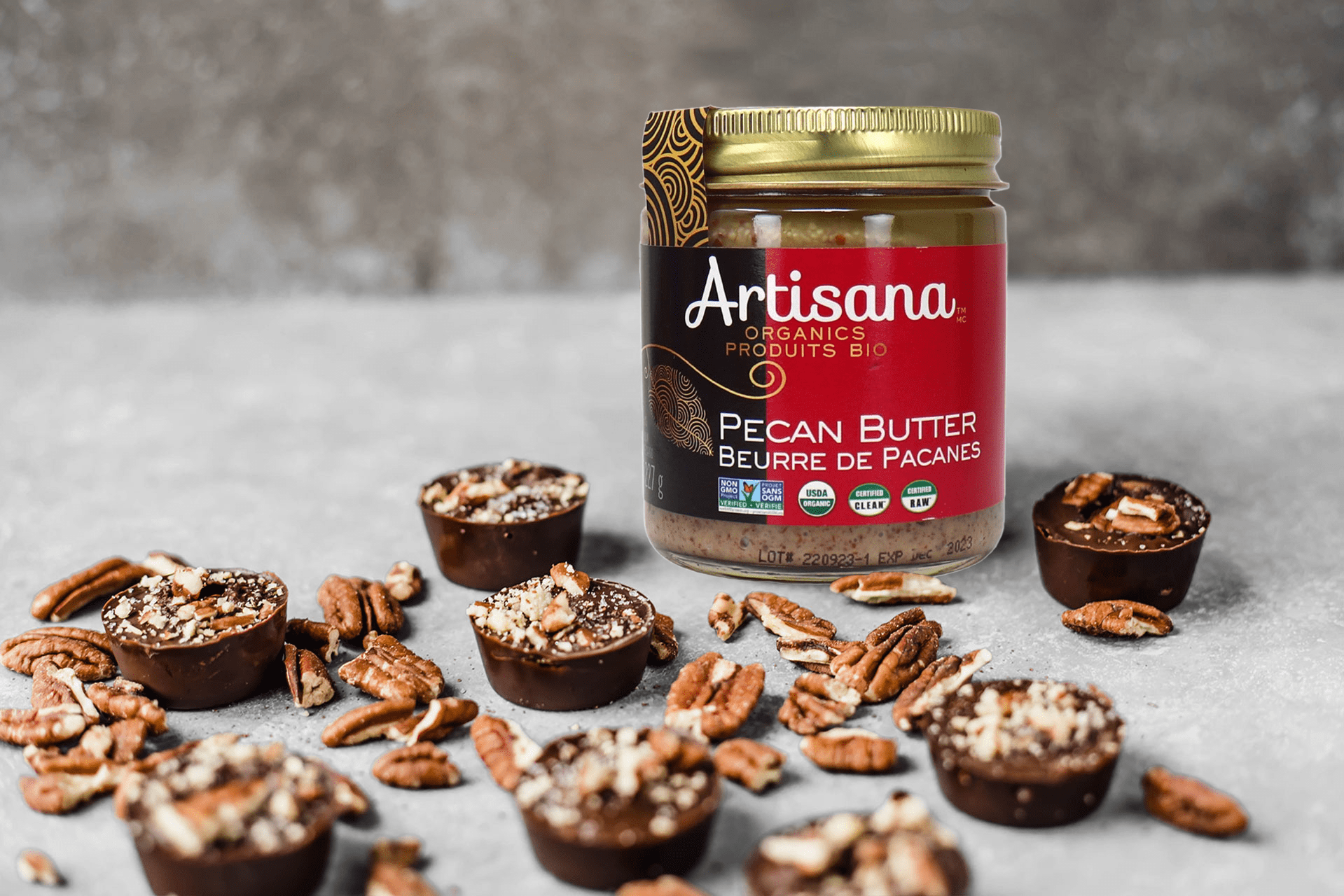 Keto Chocolate Pecan Butter Cups