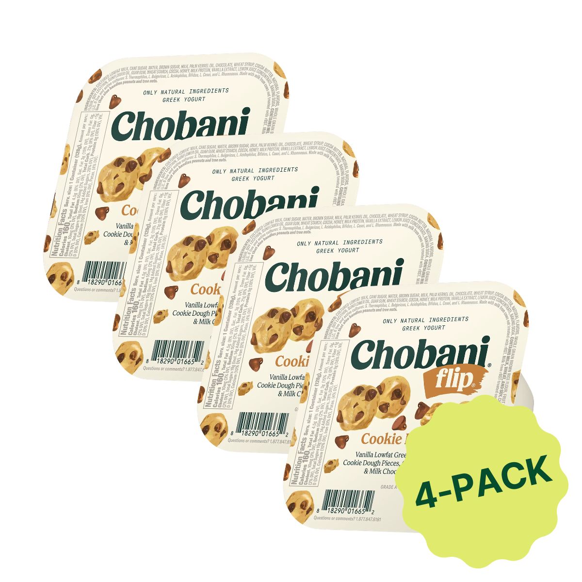 Cookie Dough, 4 pack