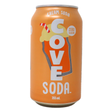 Front of Cove Soda Gut Healthy Soda Probiotic Soda Healthy Cream Soda Alternative