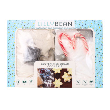 Front of Lillybean Vegan & Gluten-Free Baking Kit Snowflake Sugar Cookie - Vegan Gluten Free Christmas Cookies - Sugar Cookies Gluten Free