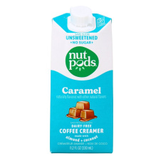 Front of Nutpods Caramel Unsweetened Dairy-Free Creamer, 330ml