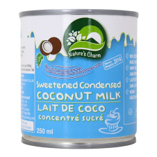 Front of Nature's Charm Sweetened Condensed Coconut Milk