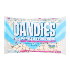 Front of Dandies Vegan Mini Marshmallows Vanilla - Vegan Marshmallows Canada - Dandies Vegan Marshmallows - Where To Buy Vegan Marshmallows