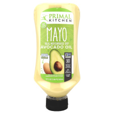 Front of Primal Kitchen Squeeze Mayo with Avocado Oil - Avocado Oil Mayonnaise - Keto Mayo - Paleo Mayo