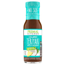 Front of Primal Kitchen Organic No Soy Island Teriyaki Sauce & Marinade, 256g