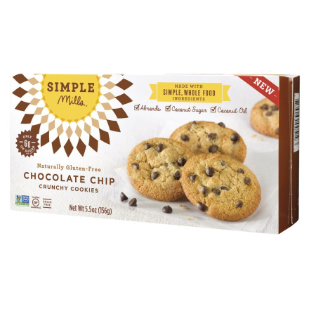 Simple Mills Chocolate Chip Crunchy Cookies Paleo Canada - NaturaMarket.ca