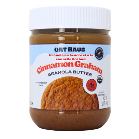 Oat Haus Granola Butter Cinnamon Graham, 340g