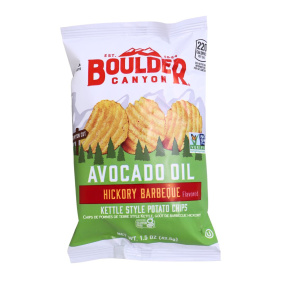 Boulder Canyon Kettle Style Potato Chips with Avocado Oil Hickory Barbeque, 42.5g