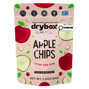 Drybox No Sugar Added Apple Chips, 34g 