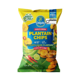 Chiquita Snacks Plantain Chips Chile Limón, 57g