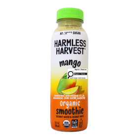 Harmless Harvest Organic No Added Sugar Smoothie Mango, 296 mL