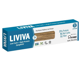 Liviva Low Carb + High Protein Pasta Spaghetti, 225g