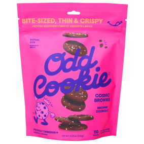 Odd Cookie Bite Sized Thin & Crispy Cookies Cosmic Brownie, 120 g
