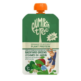 Pumpkin Tree Organic Baby Puree Pouch with Seed Butters Backyard Greens, 99g