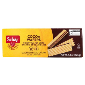 Schär Gluten-Free Cocoa-Filled Wafer Cookies, 125g