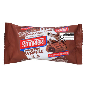 Smarter Snacks Protein Waffle Double Chocolate Cream, 55g