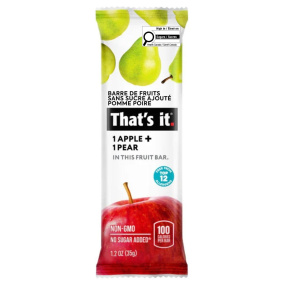 That’s It. No Sugar Added Fruit Bar Apple Pear, 1 Bar
