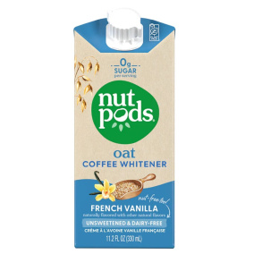 Nutpods Unsweetened & Dairy-Free Oat Creamer French Vanilla, 330mL