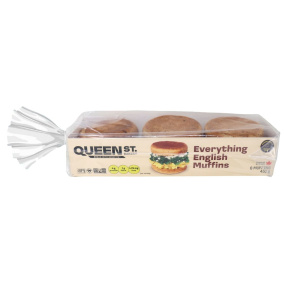 Queen St. Bakery Gluten-Free Everything English Muffin Front