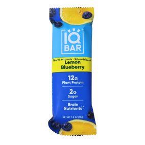 IQ Bar Lemon Blueberry, 45 g