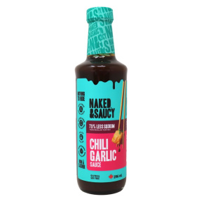 Naked & Saucy Organic Chili Garlic Sauce, 296ml