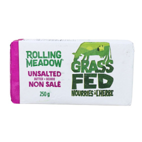 Rolling Meadow Grass-Fed Butter Unsalted, 250g