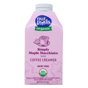 Nutpods Organic Dairy-Free Coffee Creamer Simply Maple Macchiato Front