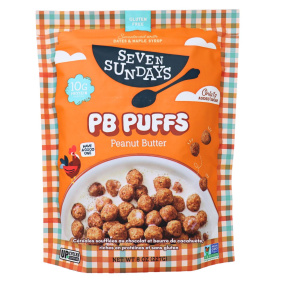Seven Sundays Gluten-Free High-Protein Pb Puffs Peanut Butter Front