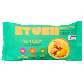 Stush Patties Lentil and Veggie Front
