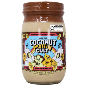 The Coconut Cult Probiotic High-Protein Coconut Yogurt Banana Bread Front