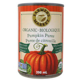 Farmer's Market Organic Pumpkin Puree, 398mL