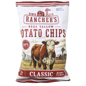 Rancher’s Beef Tallow Kettle-Cooked Potato Chips Classic, 113g