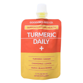 Goodvibes Juice Co. Turmeric Daily Health Shot, 50ml