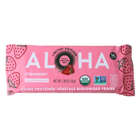 ALOHA Organic Plant-Based Protein Bar Strawberry, 56g