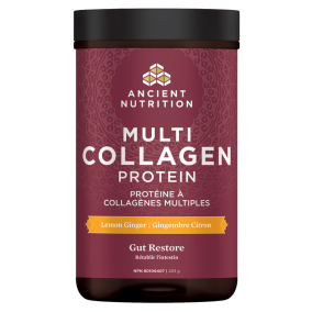 Ancient Nutrition Multi Collagen Protein Gut Restore Lemon Ginger, 293g