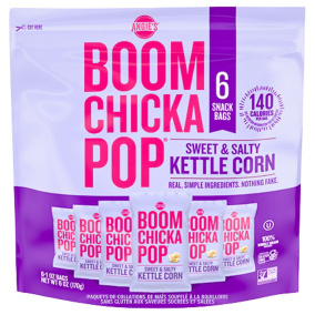 Angie’s BOOMCHICKAPOP Gluten-Free Kettle Corn Sweet & Salty Snack Packs, 6 Packs
