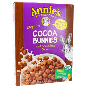 Annie’s Homegrown Organic Cocoa Bunnies Cereal, 283.5g