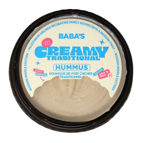 Baba’s Chickpea Hummus Creamy Traditional Front