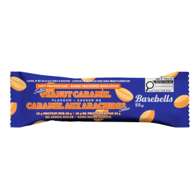 Front of Barebells Protein Bar Salted Peanut Caramel - Barebells Bars -Peanut Protein Bar - Caramel Protein Bar