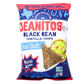 Beanitos Black Bean Tortilla Chips Sea Salt, 142g