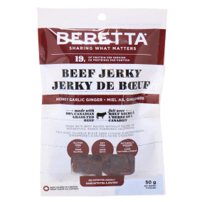 Beretta Beef Jerky Honey Garlic Ginger, 50g