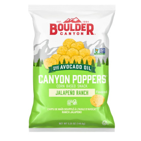Boulder Canyon Poppers With Avocado Oil Jalapeno Ranch, 148.8g