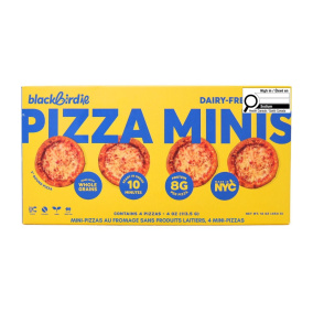 Blackbird Foods Dairy-Free Pizza Minis Cheese, 4 Mini Pizzas