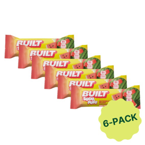 Built Bar Sour Puff Protein Bar Watermelon Splash 6-Pack, 41g each