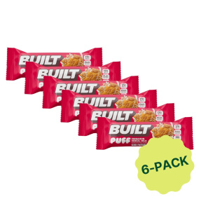 Built Bar Puff Protein Bar Cinnamon Cereal Milk 6-Pack, 41g each