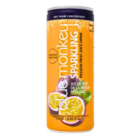 Blue Monkey No Sugar Added Sparkling Juice Passion Fruit, 250ml