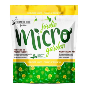 Bramble Hill Farm Micro Garden At-Home Microgreens Kit Sunflower Shoots, 1 Kit