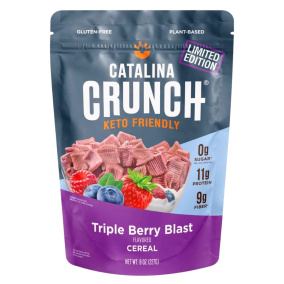 Catalina Crunch Keto Friendly Cereal Triple Berry Blast, 227g
